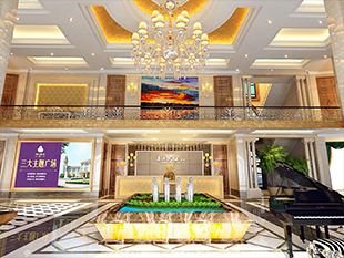 2015年作品·锦州东湖天玺小区售楼处建筑装饰设